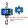 Kép 8/12 - Digitális függőmérleg 1000 kg/2204 lb hordozható darumérleg LCD háttérvilágítással, ipari kampós mérleg építkezéshez, utazáshoz, piacra, horgászathoz - Kék