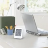 Kép 3/12 - 6 az 1-ben levegőminőség-mérő, 5" LCD kijelző, BT, Tuya app, CO2-érzékelő, 128 MB SD kártya, Type-C töltés, valós idejű monitorozás agráriumhoz - Fehér