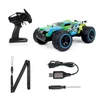 Kép 12/12 - KY-2011A 2,4G 2WD 1/14 RC Crawler terepjáró RC autó, nagy sebességű, könnyű, RTR - Zöld