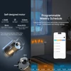 Kép 15/16 - Okos termosztatikus radiátorszelep LED kijelzővel, programozható termosztát, mobilapp/hangvezérlés - Fehér-narancs