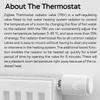 Kép 14/15 - Okos termosztatikus radiátorszelep LED kijelzővel, programozható termosztát, mobilapp/hangvezérlés - Fehér