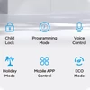 Kép 15/15 - Okos termosztatikus radiátorszelep LED kijelzővel, programozható termosztát, mobilapp/hangvezérlés - Fehér