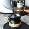 Kép 2/9 - 2 az 1-ben kávéadagoló és tömörítő, élelmiszeripari rozsdamentes acél, állítható magasságú espresso szintező ergonomikus nyéllel - Ezüst, 53,3mm