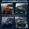 Kép 6/8 - 7 hüvelykes vízálló, kerek autólámpa, tompított és távolsági fénnyel, DRL irányjelzővel Jeep Wranglerhez - 1 db