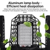 Kép 5/10 - Növénynevelő lámpa beltéri növényekhez, 240 LED, teljes spektrum, 4 lapát, vízálló, E27 foglalat