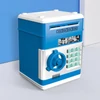 Kép 1/13 - Malacpersely elektronikus mini ATM pénzspóroló jelszavas pénztároló gyerekeknek születésnapi ajándék - Kék