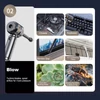 Kép 13/17 - 4 az 1-ben sűrített levegős poroló, 3 fokozatú, 80 000 ford/perc, 6000 mAh akkumulátorral, hordozható fúvó autóhoz, PC-hez, billentyűzethez, szőnyeghez