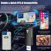 Kép 9/10 - Vezeték nélküli átalakító 2 az 1-ben autós vezetékesről vezeték nélküli modul USB-A/USB-C, hangulatvilágítással