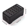 Kép 10/16 - Usb-c töltőblokk több porttal, 20 portos 100w intelligens usb töltő, gyorstöltő, usb-c töltőállomás több eszközhöz, biztonsági védelemmel