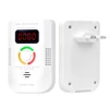Kép 9/13 - Szén-monoxid érzékelő elektrokémiai szenzorral, digitális kijelzővel, hang- és fényriasztással, LED jelzőfénnyel