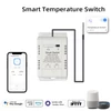 Kép 4/13 - Ewelink wifi hőmérséklet- és páratartalom-kapcsoló, app vezérlés, adatstatisztika, IFTTT, Alexa, Google assistant - 1 m vízálló hőmérséklet-érzékelő