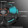 Kép 7/13 - MBT-06 Zenei Boxgép: Interaktív fitnesz zenével és fényekkel, 9 sebesség, okos számláló, falra szerelhető - Szürke