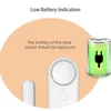 Kép 8/13 - 4 db mini ajtó-ablak riasztó, vezeték nélküli mágneses szenzor, WiFi, TY app, könnyű telepítés, otthon/garázs/lakás