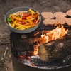 Kép 5/9 - Ultrakönnyű titán serpenyő kültéri kempinghez, túrázáshoz, piknikhez – fogantyúval