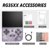 Kép 8/8 - ANBERNIC RG35XX (2024-es) kézi konzol, 10000+ játék, 3,5" IPS, Linux, 7 óra üzemidő - Áttetsző lila, 32GB