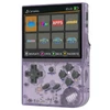Kép 1/8 - ANBERNIC RG35XX (2024-es) kézi konzol, 10000+ játék, 3,5" IPS, Linux, 7 óra üzemidő - Áttetsző lila, 32+64GB