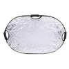 Kép 5/7 - Andoer 90*60cm Hordozható, Kézi, Ovális, Összecsukható, 5 az 1-ben Multi Reflektor Arany/Ezüst/Fehér/Fekete/Áttetsző Színekkel Fotóstúdió Fotózáshoz