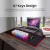 Kép 6/13 - MOTOSPEED K87S mechanikus billentyűzet játékhoz, vezetékes USB piros switch