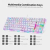 Kép 8/13 - MOTOSPEED K87S mechanikus billentyűzet játékhoz, vezetékes USB piros switch