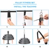 Kép 5/10 - DIY Fitness kábelgép bicepsz tricepsz kézerősítő edzés csigák