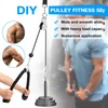 Kép 3/10 - DIY Fitness csiga kábelgép bicepsz kéz erősítő edzés tricepsz kötél