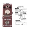 Kép 7/11 - AROMA AOS-3 Octpus polifonikus oktáv elektromos gitár effektpedál, mini, egyetlen effekt, True Bypass funkcióval