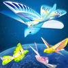 Kép 4/5 - TECHBOY 98007+ – 2.4GHz-es távirányítós, élethű repülő madár (E-Bird) RC játék - kék