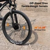 Kép 6/20 - Touroll U1 29" terep e-MTB, 250W motor, 36V 13Ah akku, 65km hatótáv, Shimano 21 seb., tárcsafék, IPX4 - Fekete