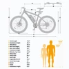 Kép 14/20 - Touroll U1 29" terep e-MTB, 250W motor, 36V 13Ah akku, 65km hatótáv, Shimano 21 seb., tárcsafék, IPX4 - Fekete