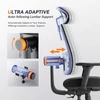 Kép 3/9 - NEWTRAL MAGICH003 ergonomikus irodai szék, automatikus háttámla, állítható fejtámla, 3D karfa - Fekete