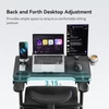 Kép 4/7 - NEWTRAL MAGICH003 ergonomikus irodai szék levehető asztallal, automatikus háttámla, állítható fejtámla, 3D karfa - Fekete