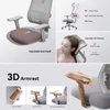 Kép 5/6 - NEWTRAL MAGICH003 ergonomikus irodai szék, automatikus háttámla, állítható fejtámla, 3D karfa - Szürke