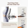 Kép 2/7 - NEWTRAL MAGICH003 ergonomikus irodai szék levehető asztallal, automatikus háttámla, állítható fejtámla, 3D karfa - Szürke