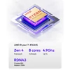 Kép 7/12 - AOOSTAR GEM12 Max Mini PC Barebone (RAM és SSD nélkül), AMD Ryzen 7 8745HS, Dual 2.5G LAN, WiFi 6, Bluetooth 5.2, HDMI 2.1, 2*USB4, DP1.4, 4K@120Hz