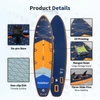 Kép 3/6 - FunWater SUPFW43B álló evezős deszka 350*90*15 cm kamera rögzítéssel