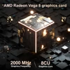 Kép 3/9 - GEEKOM A5 mini PC, AMD Ryzen 5 7430U, 6 mag, 4.3GHz, 16GB RAM, 512GB SSD, WiFi 6, BT 5.2, 4 kijelző, HDMI, USB-C, USB-A, SD, LAN, jack