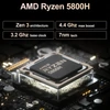 Kép 4/9 - GEEKOM A5 mini PC, AMD Ryzen 5 7430U, 6 mag, 4.3GHz, 16GB RAM, 512GB SSD, WiFi 6, BT 5.2, 4 kijelző, HDMI, USB-C, USB-A, SD, LAN, jack