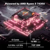 Kép 9/9 - GEEKOM A5 mini PC, AMD Ryzen 5 7430U, 6 mag, 4.3GHz, 16GB RAM, 512GB SSD, WiFi 6, BT 5.2, 4 kijelző, HDMI, USB-C, USB-A, SD, LAN, jack