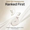 Kép 2/11 - SHOKZ OpenFit 2 nyitott fülhallgató, vezeték nélküli Bluetooth, 48 óra üzemidő, IP55, Bluetooth 5.4 - Fehér