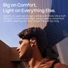 Kép 5/11 - SHOKZ OpenFit 2 nyitott fülhallgató, vezeték nélküli Bluetooth, 48 óra üzemidő, IP55, Bluetooth 5.4 - Fehér