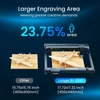 Kép 6/17 - LONGER Laser B1 lézergravírozó-vágó, 6 magos fej, 33-36W teljesítmény, 450x440mm gravírozási terület - 20W