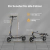 Kép 12/20 - Ausom L1 elektromos roller, 800W motor, 48V 15,6Ah akku, 10" kerekek, 45km/h, 70km hatótáv, tárcsafék, NFC, kódzár