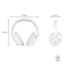 Kép 7/8 - Tronsmart Sounfii Q20 ANC Bluetooth fejhallgató, 50 óra üzemidő, 90°-ban forgó párnák, 2 eszköz párosítás, app vezérlés, zajszűrés - Fehér