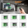 Kép 2/9 - CIGMAN CM-701T 3×360° önszintező lézeres szintező – 1,5 méteres állvánnyal, távirányítóval, 4000 mAh akkumulátorral