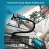 Kép 3/7 - Tilswall Shark 800W festékszóró készülék – nagy teljesítmény, többféle fúvóka, hosszú légcső, ideális otthoni és professzionális festési munkákhoz