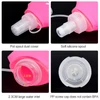 Kép 4/8 - NEWBOLER BOT200 összecsukható, BPA-mentes, puha sportkulacs – 500ml, Pink