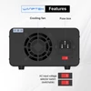 Kép 6/6 - WANPTEK TPS305 állítható DC tápegység, 30V 5A, kódolóval, USB-C gyorstöltés, 4-jegyű kijelző, alacsony zaj, hűtőventilátor - fekete