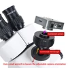 Kép 6/6 - HAYEAR 0,5X C-mount objektív adapter, mikroszkóp kamera csatlakozó, fókuszállítható, trinokuláris sztereó mikroszkóphoz