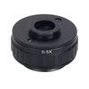 Kép 1/6 - HAYEAR 0,5X C-mount objektív adapter, mikroszkóp kamera csatlakozó, fókuszállítható, trinokuláris sztereó mikroszkóphoz