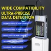 Kép 2/7 - FNIRSI FNB58 USB feszültség- és árammérő Bluetooth-tal, gyorstöltés-érzékeléssel, 4-28V, 7A, 5 port, 2.0 IPS kijelző, protokollokkal